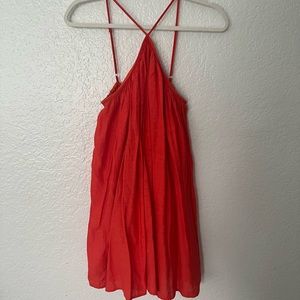 BURNT ORANGE DRESS